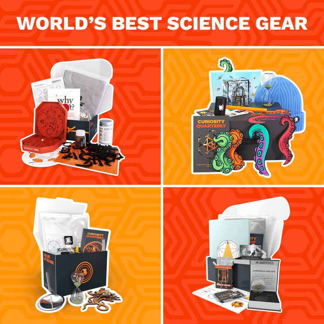 1-year prepaid Curiosity Box subscription. 4 sets/year