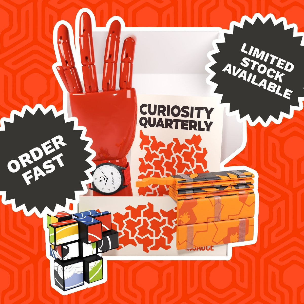 1-year prepaid Curiosity Box subscription. 4 sets/year